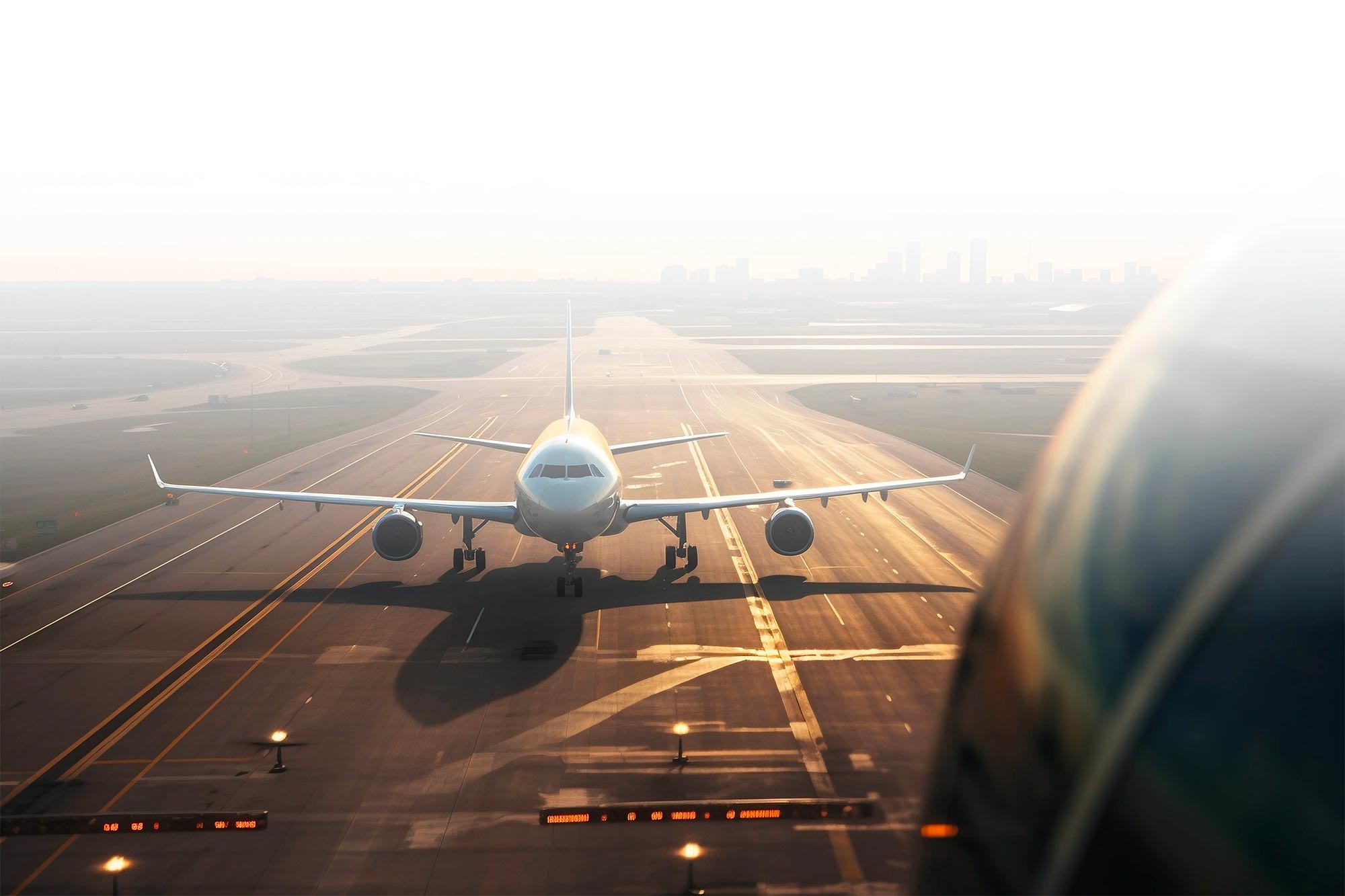 Airplane-on-runway