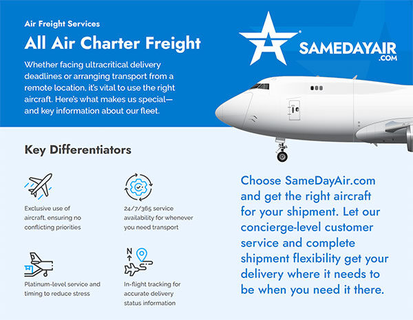 Air Charter Spec Sheet